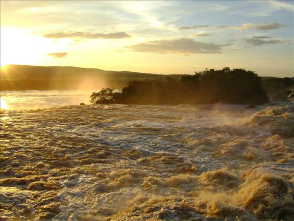 Canaima_Carrao River Venezuela’s Canaima National Park showcases both the beautiful and brutal qualities of nature. The Carrao River, pictured above, is a true life force for this jungle and the famous Angel Falls eventually flows into this river.