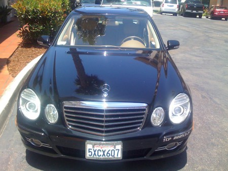 Wherever Shuttle converted Mercedes-Benz E-Class vehicle, San Diego, California Wherever Shuttle converted Mercedes-Benz E-Class vehicle, San Diego, California